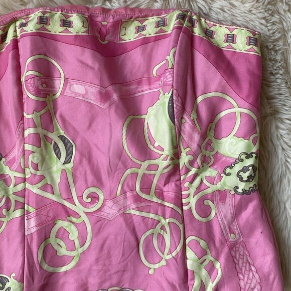 J. McLaughlin Vintage Pink Silk Bustier Size 6 - Picture 3 of 6